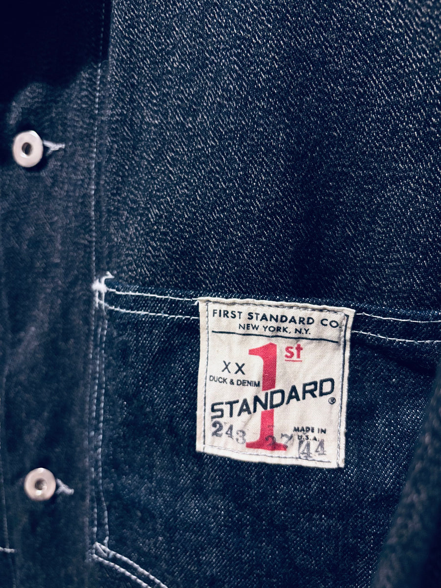 Work Jacket Denim, Twill Salt & Pepper / size 44 – First