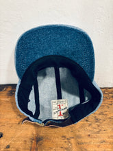 Denim Color-Block hat / Upcycled