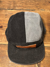 Denim Color-Block hat / Upcycled