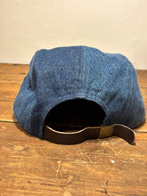 Denim Color-Block hat / Upcycled