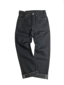 Jeans With Hidden Rivets /  Black Denim / 644
