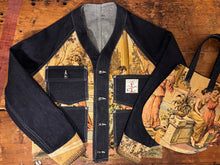 Waist Denim & Aubusson Tapestry Jacket & Bag / 389 / Size 42