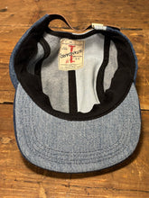 Denim Color-Block hat / Upcycled