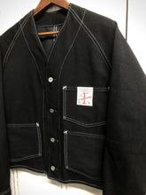 389 / Waist Jacket / Black Denim