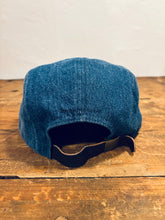 Denim Color-Block hat / Upcycled