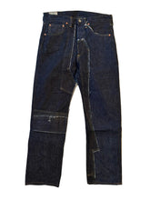 644 Patch Work Jeans / Cone Mills Selvedge Denim / W33 L30