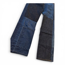419 Patchwork Jeans / Cone Mills Selvedge Denim / W33 L30
