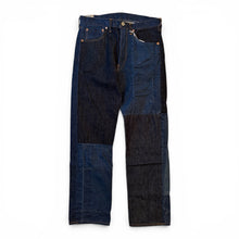 419 Patchwork Jeans / Cone Mills Selvedge Denim / W33 L30