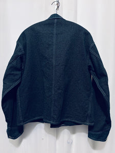Work Jacket Denim, Twill Salt & Pepper / size 44
