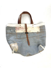 Denim Patchwork Reversible Bag / 653