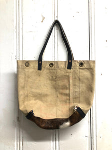 1940s USN Seabag Tote Bag / 9224