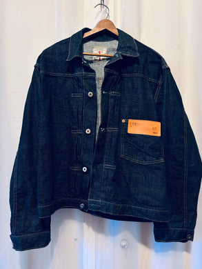 T-Back Denim Jacket / 896 / size 44