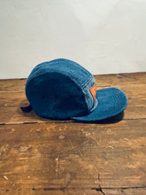 Denim Color-Block hat / Upcycled