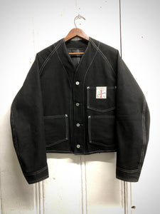 389 / Waist Jacket / Black Denim