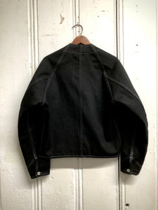 389 / Waist Jacket / Black Denim