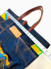 Denim Patchwork Reversible Bag / 653