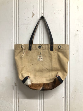 1940s USN Seabag Tote Bag / 9224