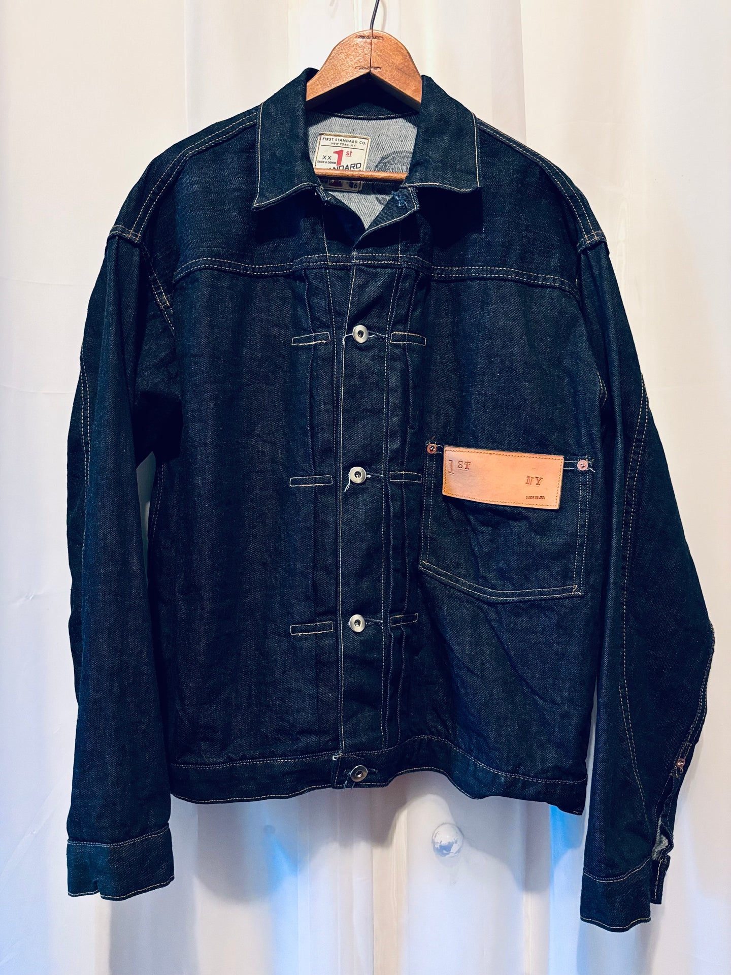 T-Back Denim Jacket / 896 / size 46