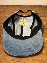 Denim Color-Block hat / Upcycled