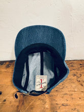 Denim Color-Block hat / Upcycled
