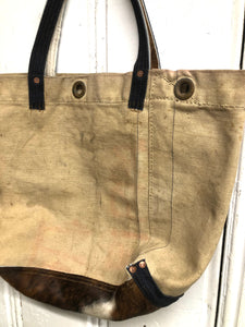 1940s USN Seabag Tote Bag / 9224