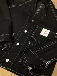 389 / Waist Jacket / Black Denim