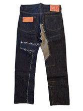 644 Patchwork Jeans / Cone Mills Selvedge Denim / W33 L30