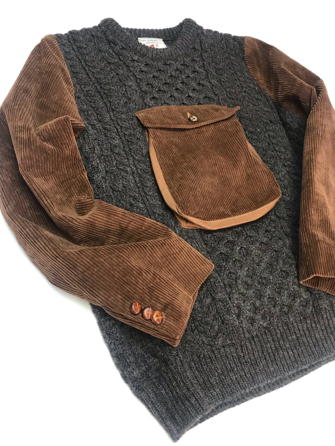 Cable knit sweater