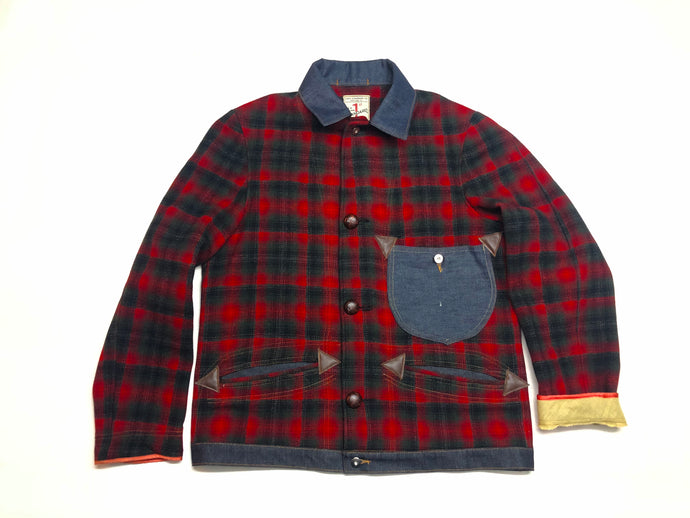 item 228 / Plaid Wool Jacket / L
