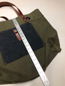 677 / canvas carry-all bag